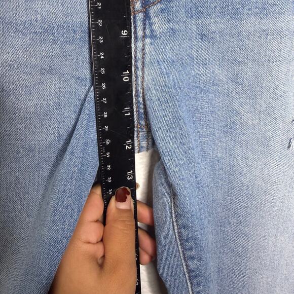 Levi's Womens Jeans Size 31 Wedgie Straight Light Wash Blue Denim High Rise - Picture 6 of 15